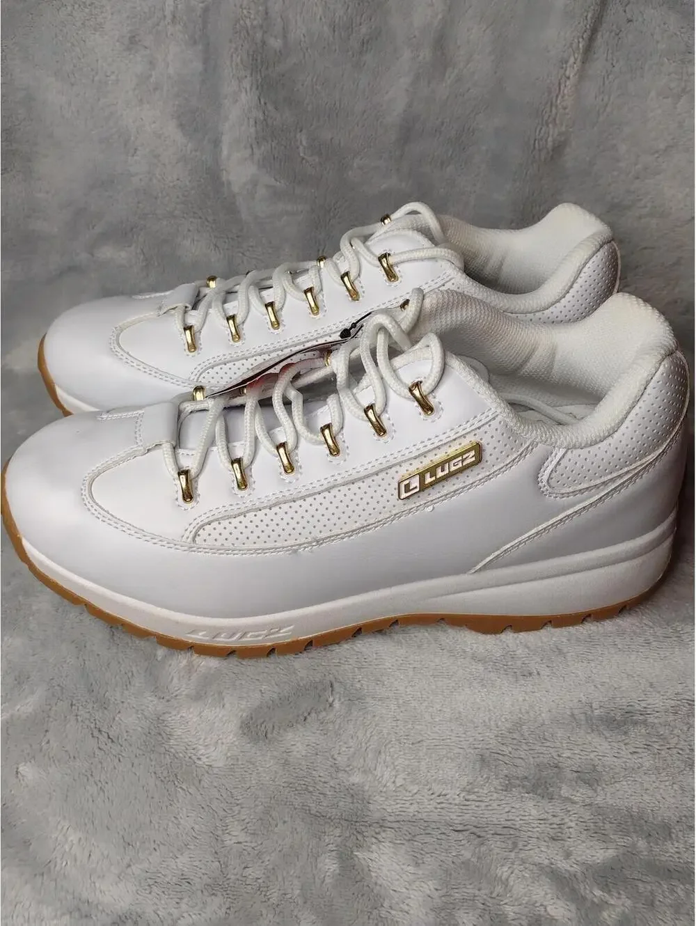 NWT Lugz Men's White/Express Sneakers Size 8.5